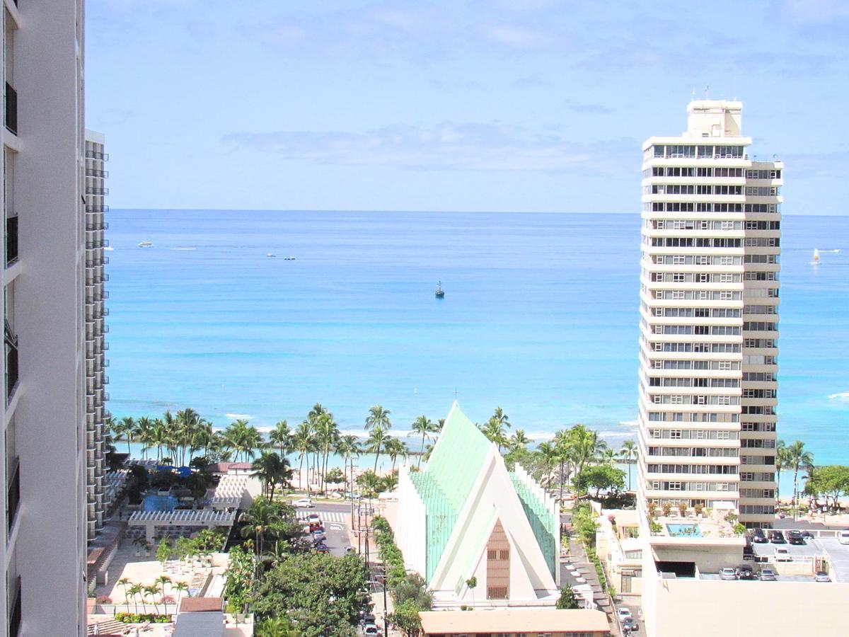 Waikiki Banyan Ocean View Apartment Oahu Bagian luar foto